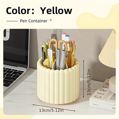 Desk Organizer Pen Holder, Modern Minimalist Space Saving Multi Functional Office Supplies