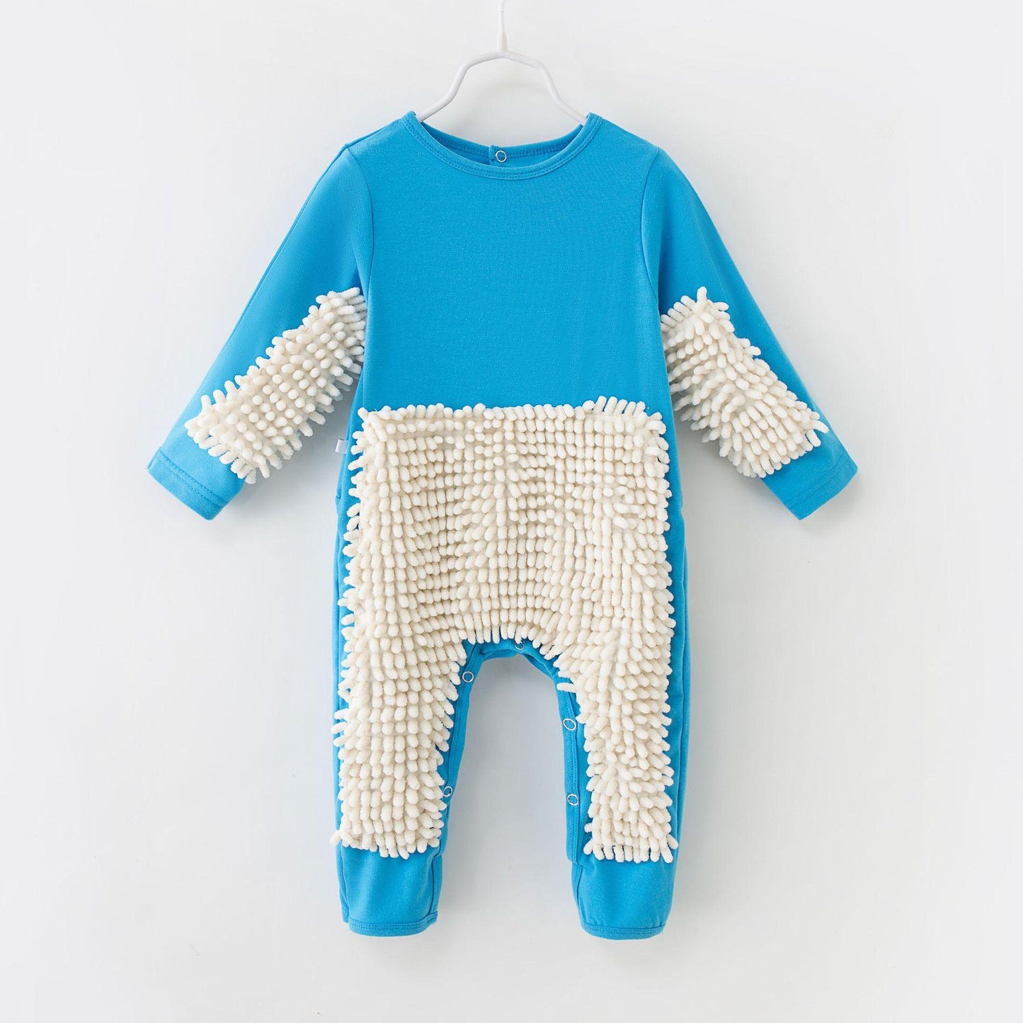 Adorably Funny Baby Mop Romper - Fun & Functional | Perfect Baby Shower Gift