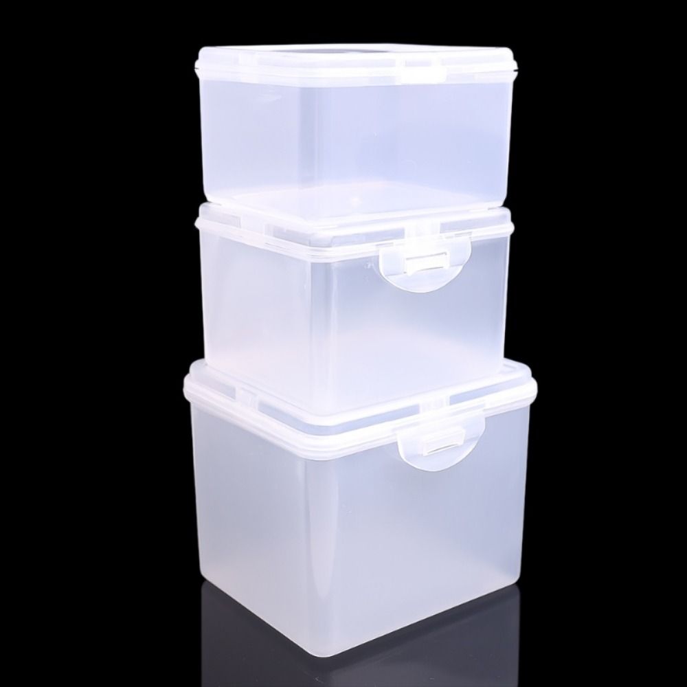 Multi-purpose Clear Storage Case, Rectangular Shape Box for Storing Jewelry, Headband Holder, Small Thing Container