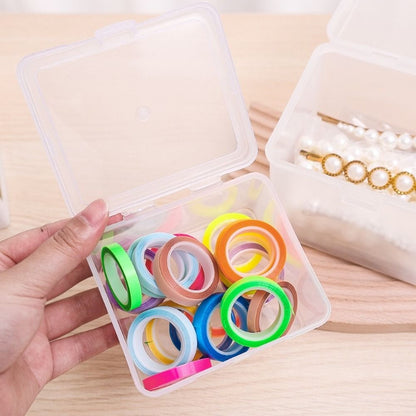 Multi-purpose Clear Storage Case, Rectangular Shape Box for Storing Jewelry, Headband Holder, Small Thing Container