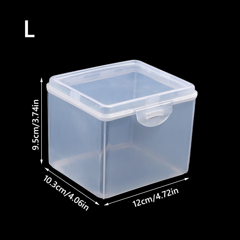 Multi-purpose Clear Storage Case, Rectangular Shape Box for Storing Jewelry, Headband Holder, Small Thing Container