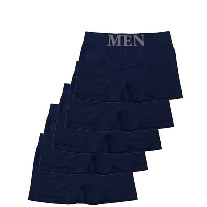 5 Pack Mens High Elastic Boxer Briefs – Lightweight Breathable Comfort Fit