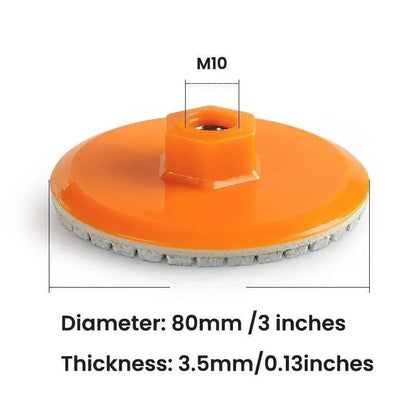 80mm Diamond Tile Trimming and Polishing Disc for Angle Grinders