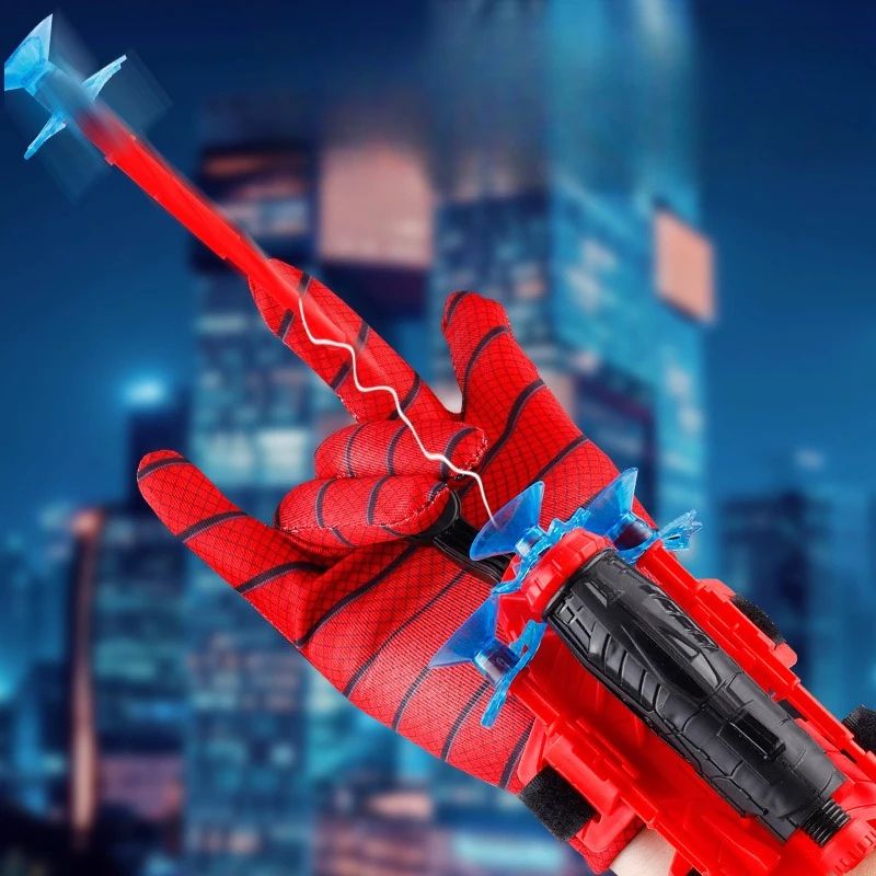 Anime Hero Action Figure Wrist Launcher Glove Set – Kids Role Play Toy with Collectible Figures & Battle Accessories