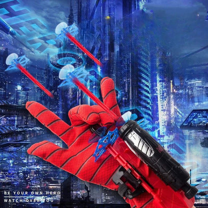 Anime Hero Action Figure Wrist Launcher Glove Set – Kids Role Play Toy with Collectible Figures & Battle Accessories