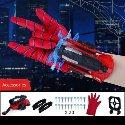 Anime Hero Action Figure Wrist Launcher Glove Set – Kids Role Play Toy with Collectible Figures & Battle Accessories