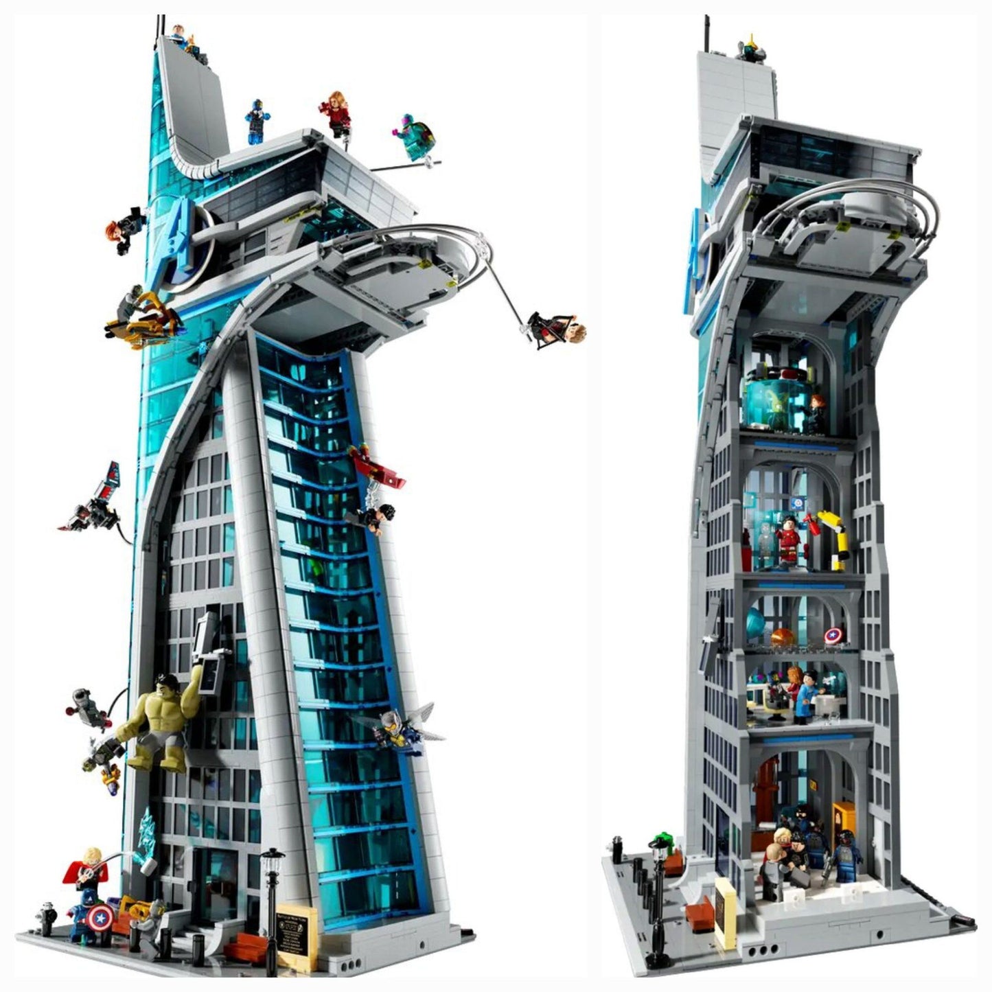 Marvel Classic Tower Building Blocks Architecture Set 5201 Pieces