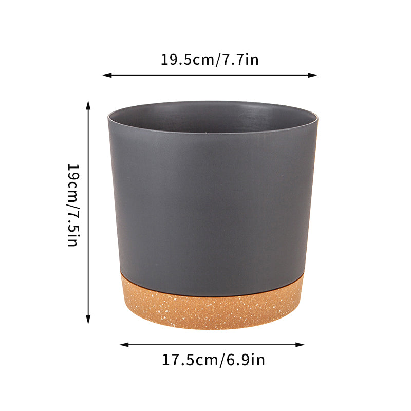 Self Watering Plant Pots, Automatic Plastic Flowerpot, Bottom Watering Planters with Saucer for Indoor Outdoor Plants