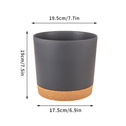 Self Watering Plant Pots, Automatic Plastic Flowerpot, Bottom Watering Planters with Saucer for Indoor Outdoor Plants