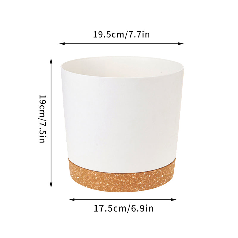 Self Watering Plant Pots, Automatic Plastic Flowerpot, Bottom Watering Planters with Saucer for Indoor Outdoor Plants