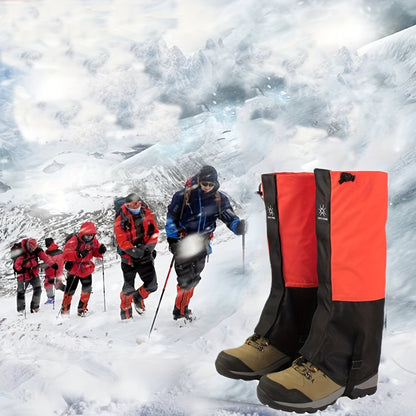 Outdoor Waterproof Leg Gaiter, Mountaineering Snow Cover for Hiking, Snow Village Leg Cover for Snow and Sand Prevention