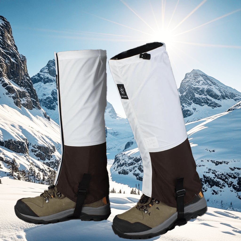 Outdoor Waterproof Leg Gaiter, Mountaineering Snow Cover for Hiking, Snow Village Leg Cover for Snow and Sand Prevention
