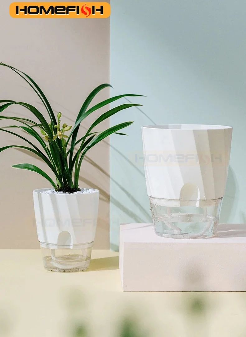 Self Watering Transparent Flower Pot