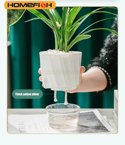 Self Watering Transparent Flower Pot