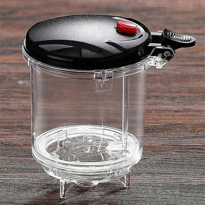 Press Filter Glass Teapot With Water Separation System