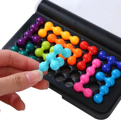 120 Challenges IQ Pyramid Puzzle Board Game for Kids