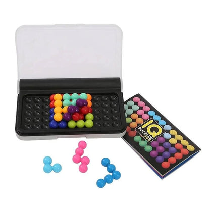 120 Challenges IQ Pyramid Puzzle Board Game for Kids