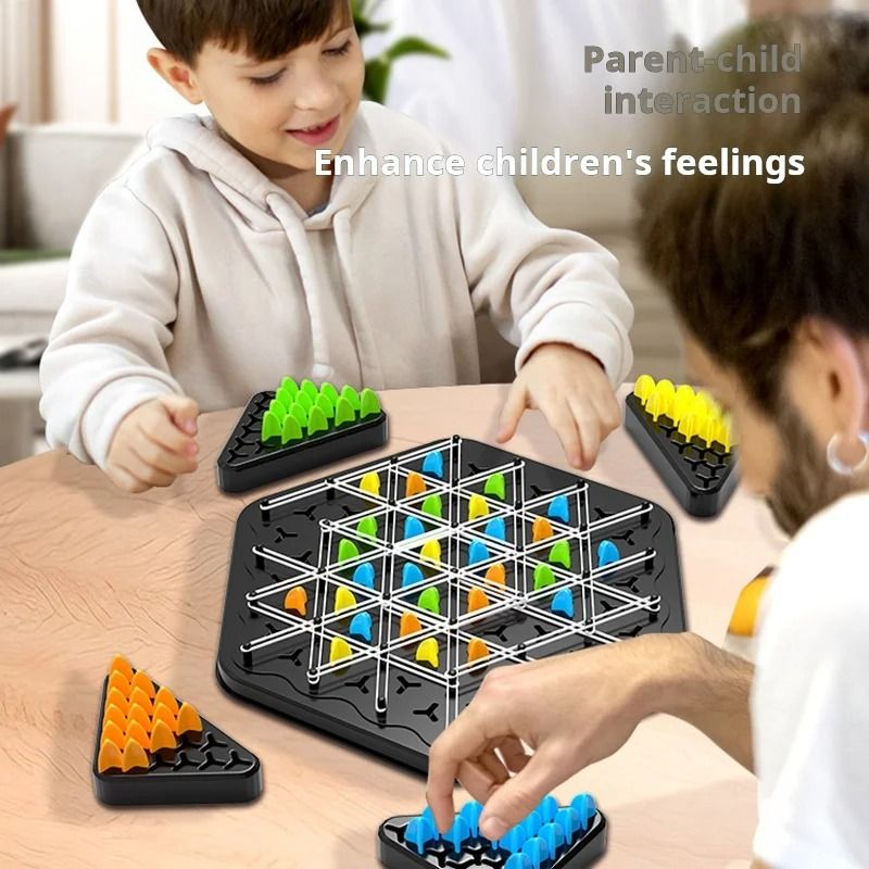Triggle Triangle Strategy Board Game for Family Play