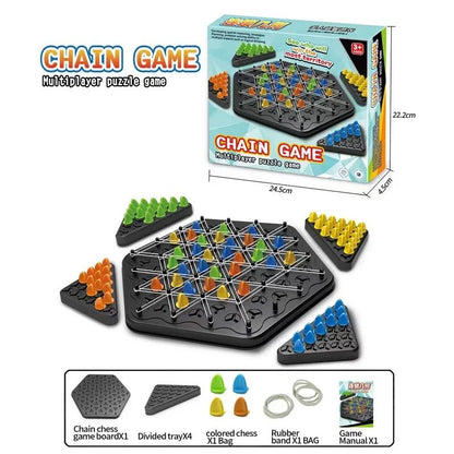 Triggle Triangle Strategy Board Game for Family Play