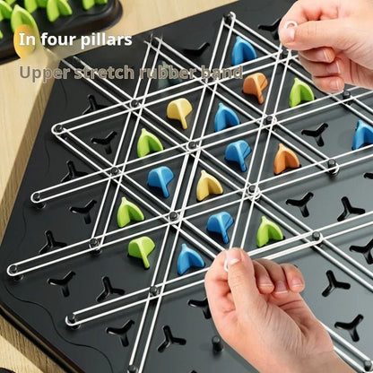 Triggle Triangle Strategy Board Game for Family Play