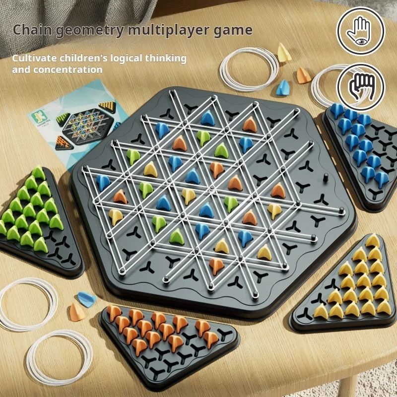 Triggle Triangle Strategy Board Game for Family Play
