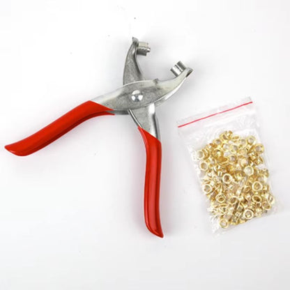 Grommet Eyelet Plier Kit Manual Hole Punch Tool Set for Leather Sewing and DIY Projects