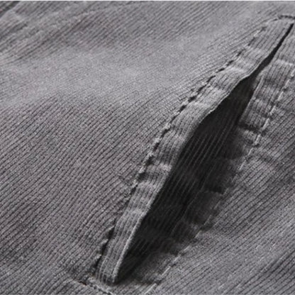 High-Quality Warm Parka Jackets for Men, Korean Fashion Winter Plus Velvet Corduroy Cotton Jacket
