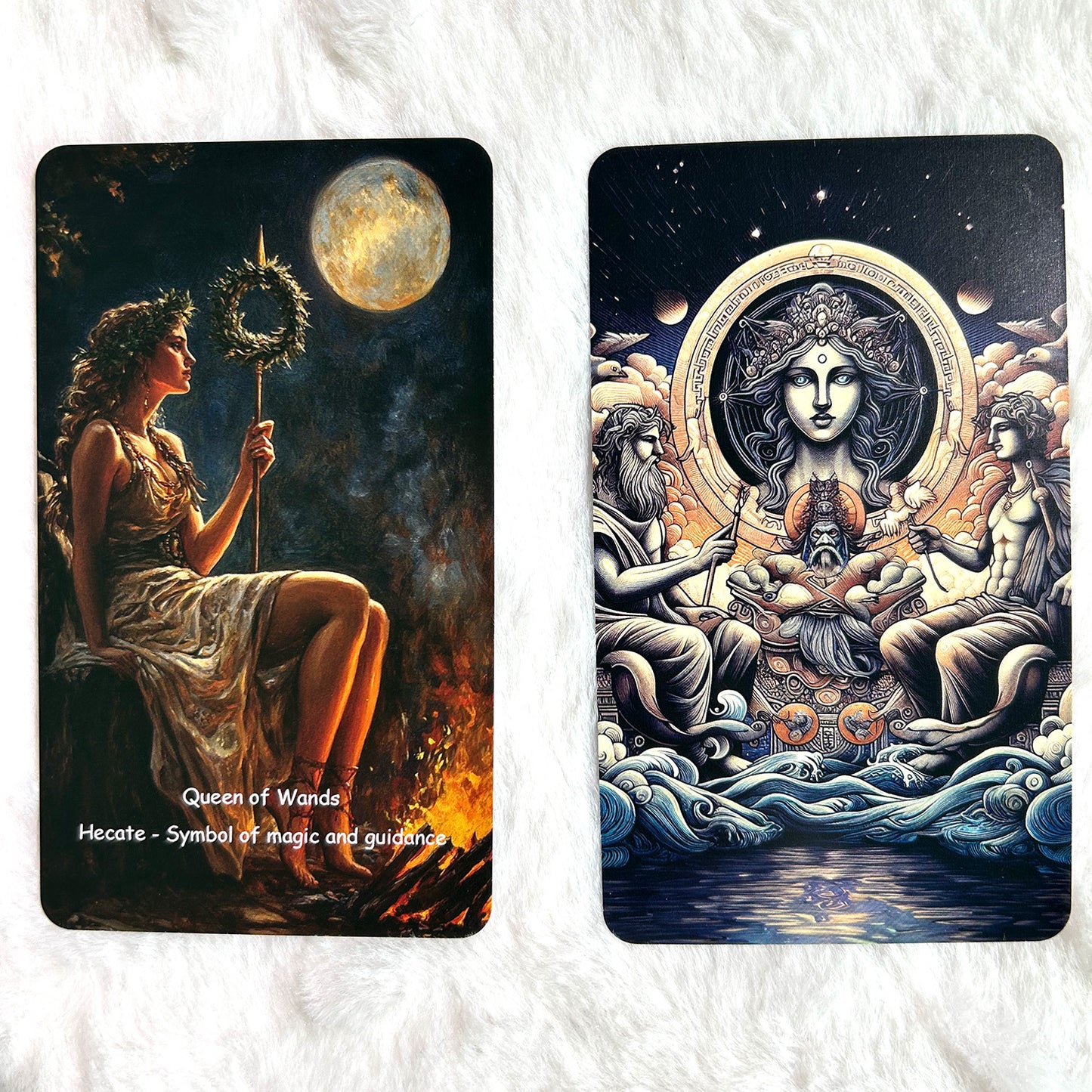 Tarot Greek Mythology Divination Rune Board Game, Classic Theme, Innovative Illustration Keywords