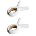 white 2 pcs