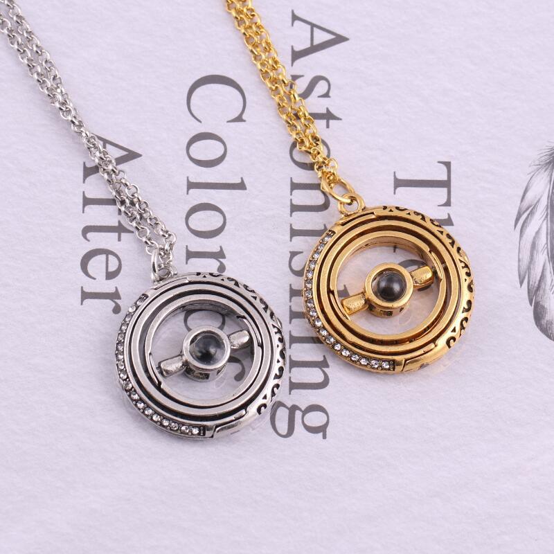 Creative I Love You Pendant Projection Necklace Jewelry for Girlfriend Wife Lover Romantic Gifts