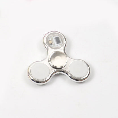 Glow in the Dark Creative LED Light Fidget Spinner, Stress Relief Hand Spinner, Kids Toy for Focus, Luminous Fidget Spin