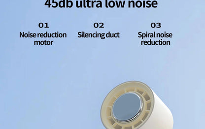 Portable Folding Handheld Fan with Cooling Display