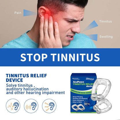 Magnetic Tinnitus Relief Clip for Ear Pressure Treatment and Hearing Discomfort Relief