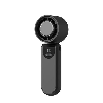 Portable Folding Handheld Fan with Cooling Display