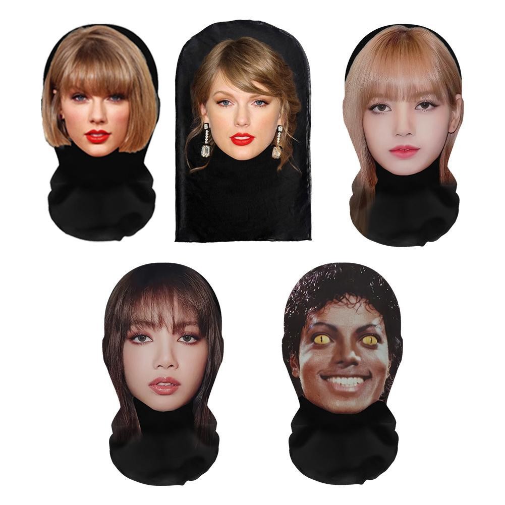 Breathable Full Face Mask for Unisex, Novel Cosplay Headgear, Party Simulation Prop