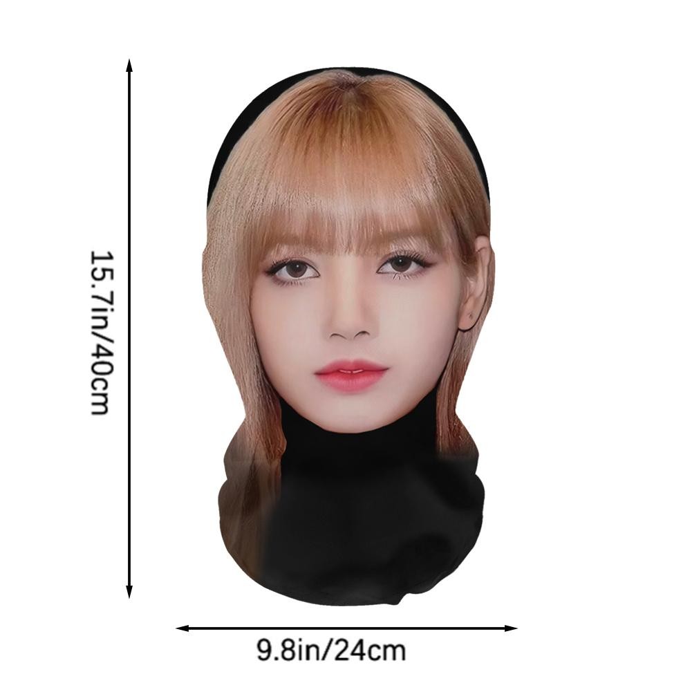 Breathable Full Face Mask for Unisex, Novel Cosplay Headgear, Party Simulation Prop