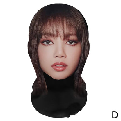Breathable Full Face Mask for Unisex, Novel Cosplay Headgear, Party Simulation Prop