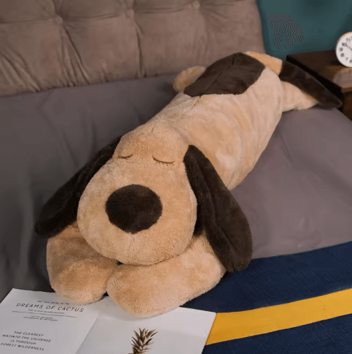 Giant Soft Plush Dog Pillow Lovely Down Cotton Stuffed Pet Doll, Long Sleep Body Pillow Gift for Girlfriend