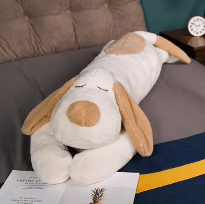 Giant Soft Plush Dog Pillow Lovely Down Cotton Stuffed Pet Doll, Long Sleep Body Pillow Gift for Girlfriend