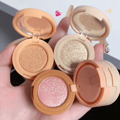 Three in One Makeup Palette Blush Highlighter Contour Set for Flawless Glow