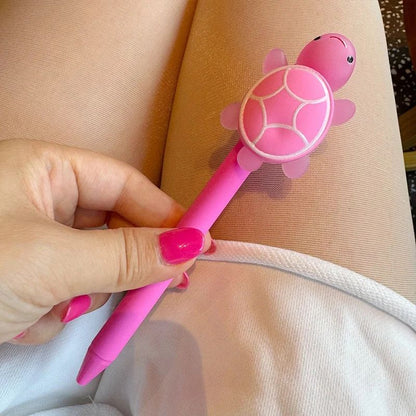 Cute Turtle Ballpoint Pen Set for Students