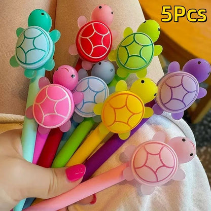 Cute Turtle Ballpoint Pen Set for Students