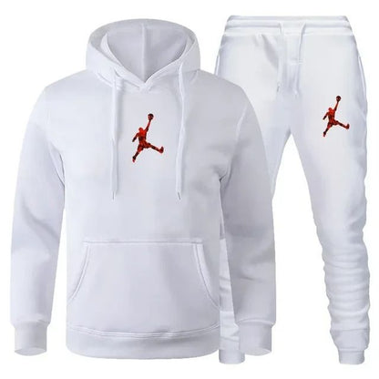 Men Autumn Winter Jogging Sportswear Set Sweatshirt and Pants