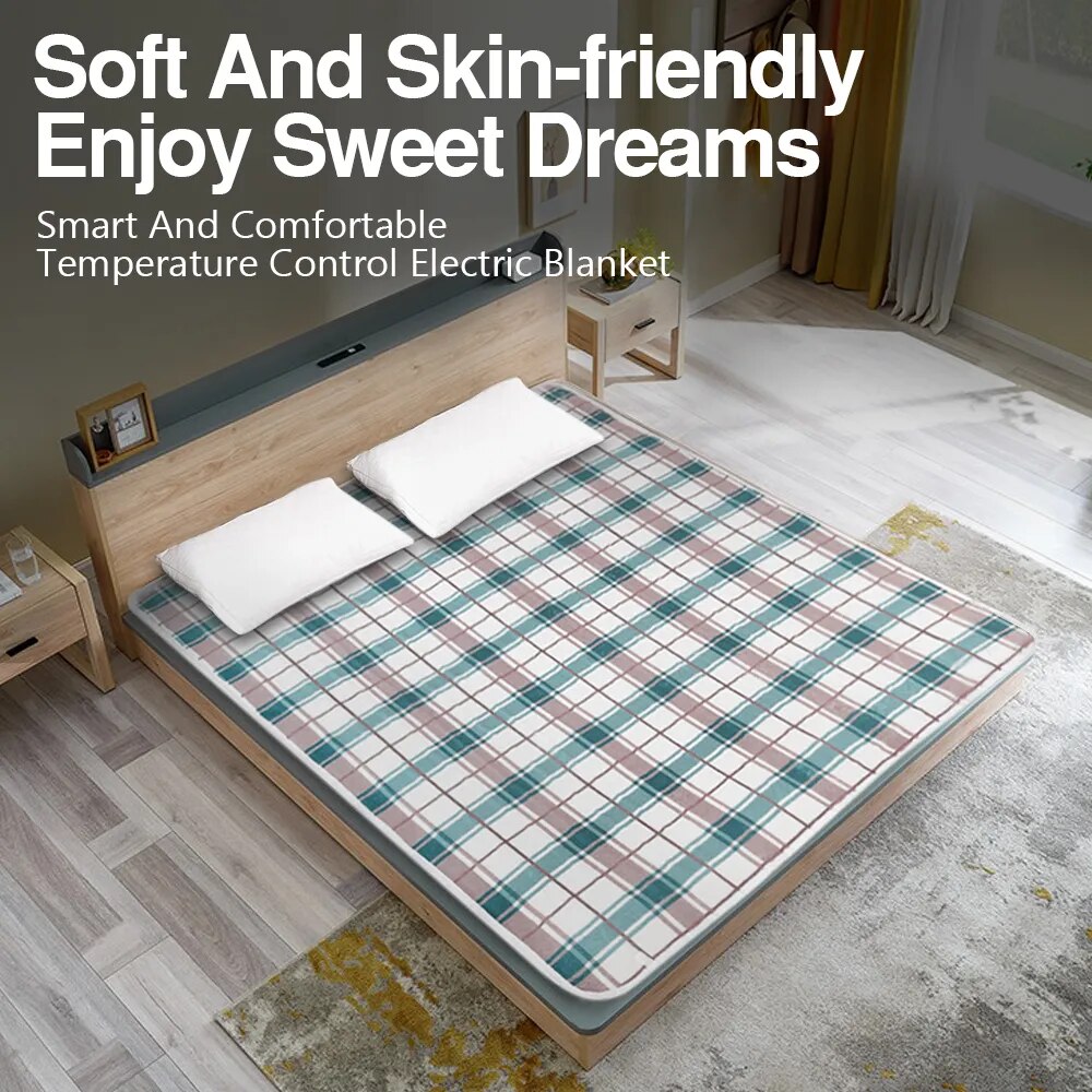 Electric Blanket Heated Mattress, Thicker Heater Heated Blanket, Electric Heating Blanket Winter Body Warmer