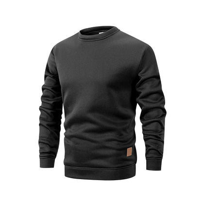 Mens Crew Neck Pullover Sweatshirt Casual Long Sleeve Top