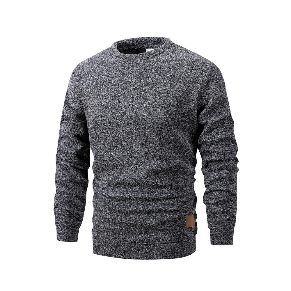 Mens Crew Neck Pullover Sweatshirt Casual Long Sleeve Top