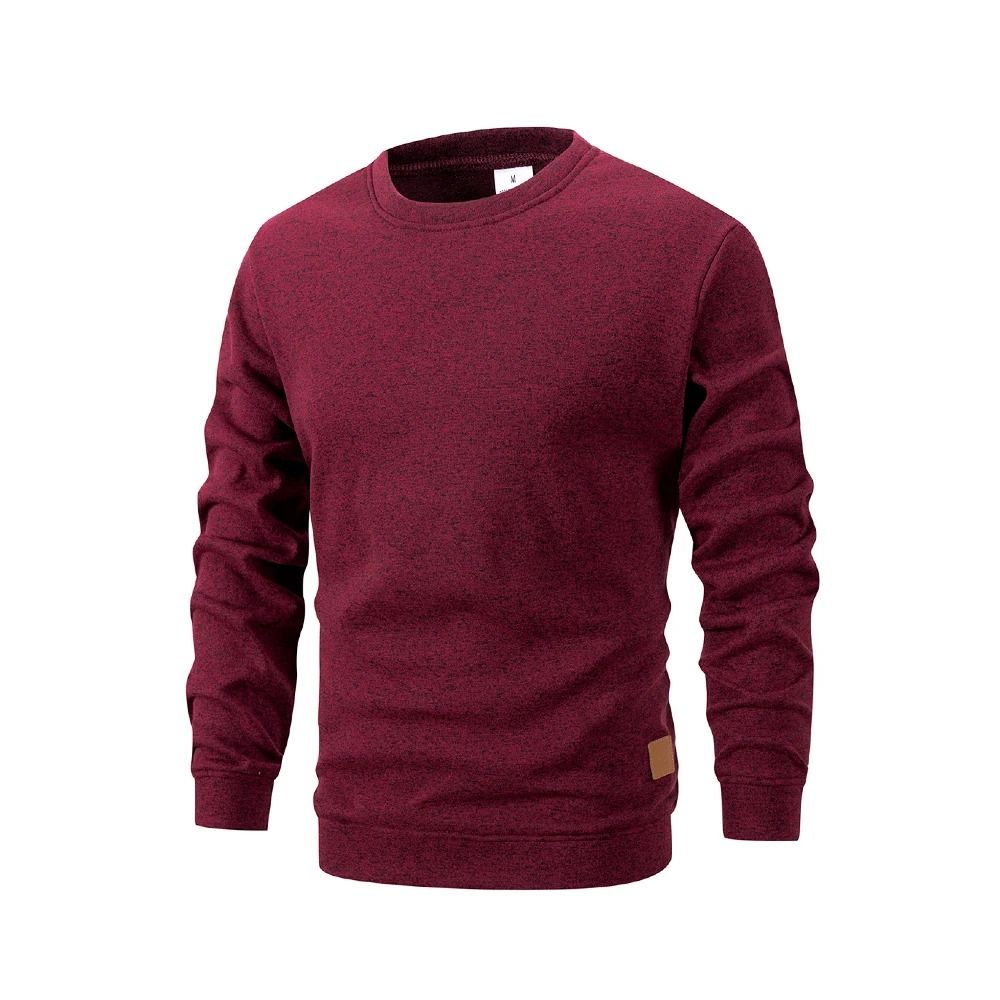 Mens Crew Neck Pullover Sweatshirt Casual Long Sleeve Top
