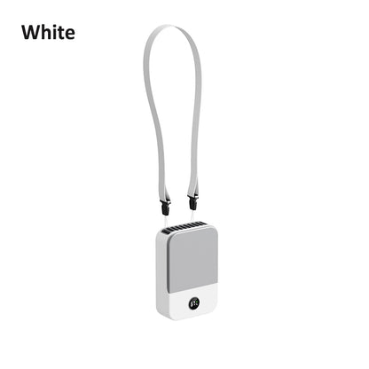 Portable Waist Fan, Outdoor Mini Hanging Neck Fan, Strong Wind, Blade-less Waist Neck Fan, Air Cooler, USB Fan