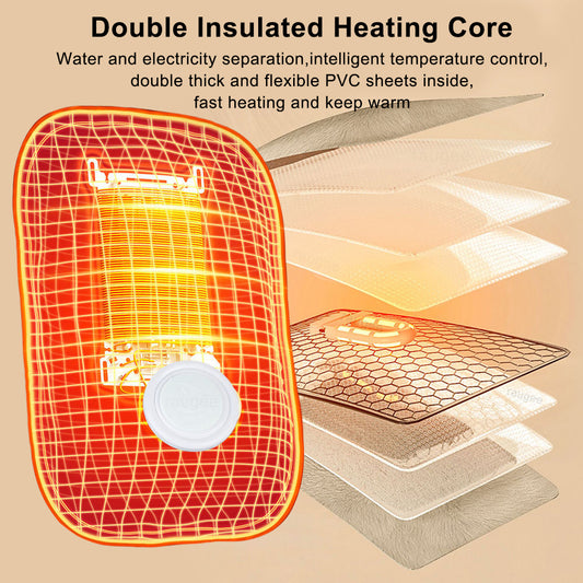 Hand Warmer Electric Hot Water Bag Soft Hand, Heater Fast Heating Warm, Winter Rechargeable Bag Hands Warmer
