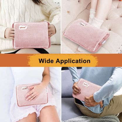 Hand Warmer Electric Hot Water Bag Soft Hand, Heater Fast Heating Warm, Winter Rechargeable Bag Hands Warmer